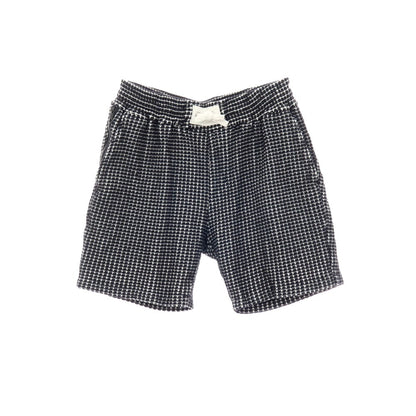 【SALE30%OFF/返品不可】【中古】シーグリーン Seagreen コットンポリエステル ショートパンツ ブラックxホワイト【 サイズ3 】【 状態ランクB 】【 メンズ 】