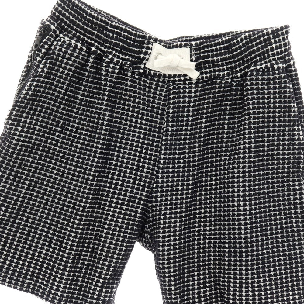 【SALE30%OFF/返品不可】【中古】シーグリーン Seagreen コットンポリエステル ショートパンツ ブラックxホワイト【 サイズ3 】【 状態ランクB 】【 メンズ 】