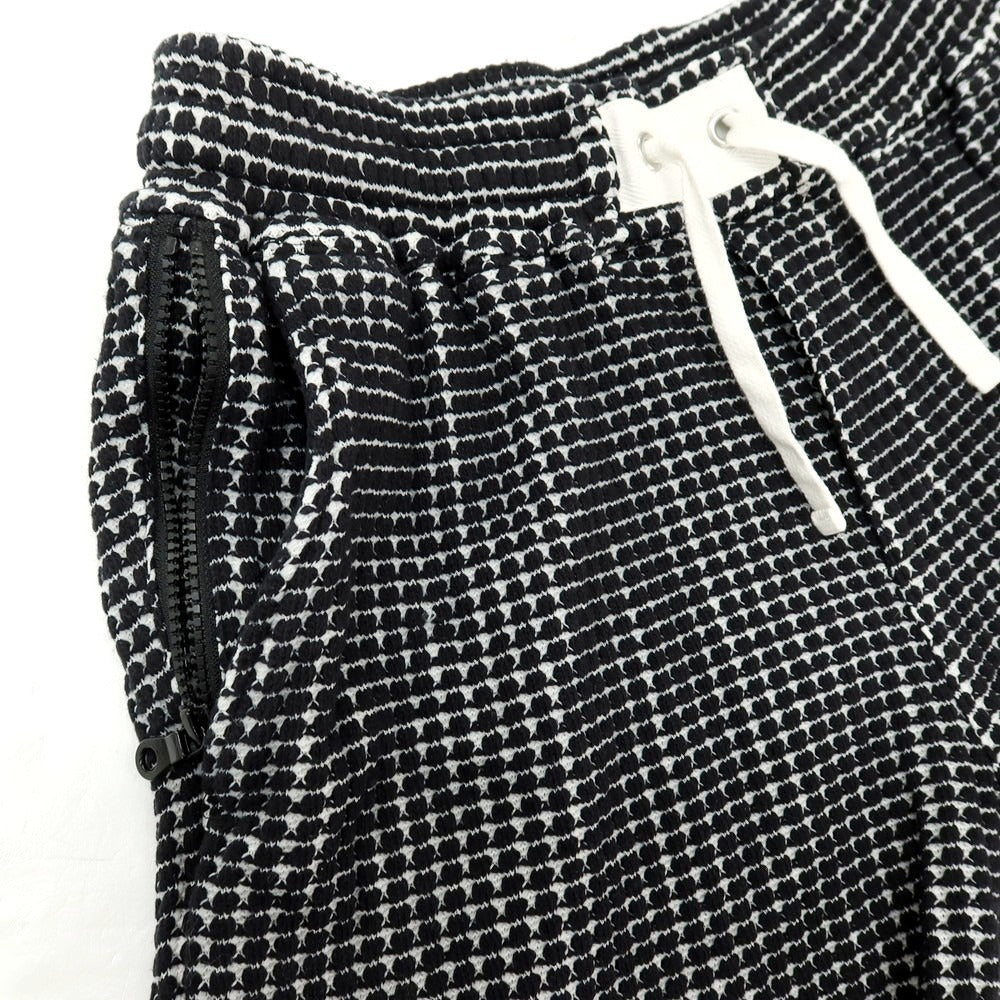 【SALE30%OFF/返品不可】【中古】シーグリーン Seagreen コットンポリエステル ショートパンツ ブラックxホワイト【 サイズ3 】【 状態ランクB 】【 メンズ 】