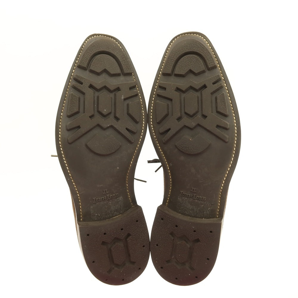 【中古】ジョンロブ John Lobb ROMSEY2 チャッカブーツ ブラウン【 サイズ7E 】【 状態ランクB 】【 メンズ 】