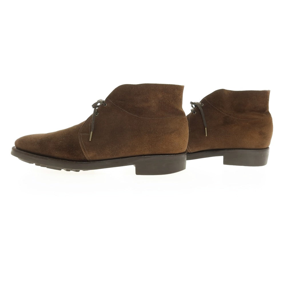 【中古】ジョンロブ John Lobb ROMSEY2 チャッカブーツ ブラウン【サイズ7E】【 状態ランクB 】【 メンズ 】