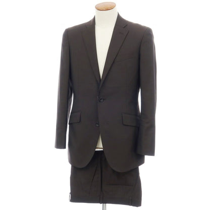 【中古】リチャードジェームス RICHARD JAMES ウールシルク 2つボタンスーツ ダークブラウン【サイズ38】【 状態ランクB 】【 メンズ 】