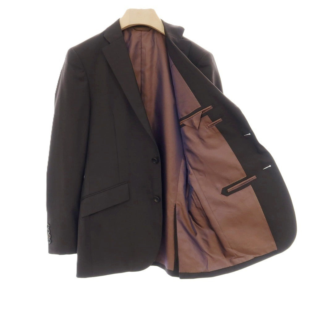 【中古】リチャードジェームス RICHARD JAMES ウールシルク 2つボタンスーツ ダークブラウン【サイズ38】【 状態ランクB 】【 メンズ 】