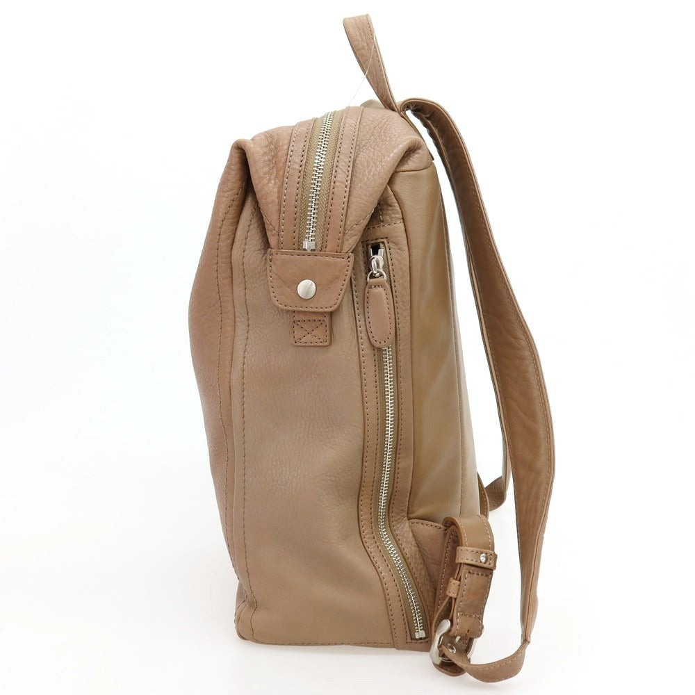 【中古】ツチヤカバン 土屋鞄 レザー バックパック・リュック ブラウン【 状態ランクB 】【 ユニセックス 】