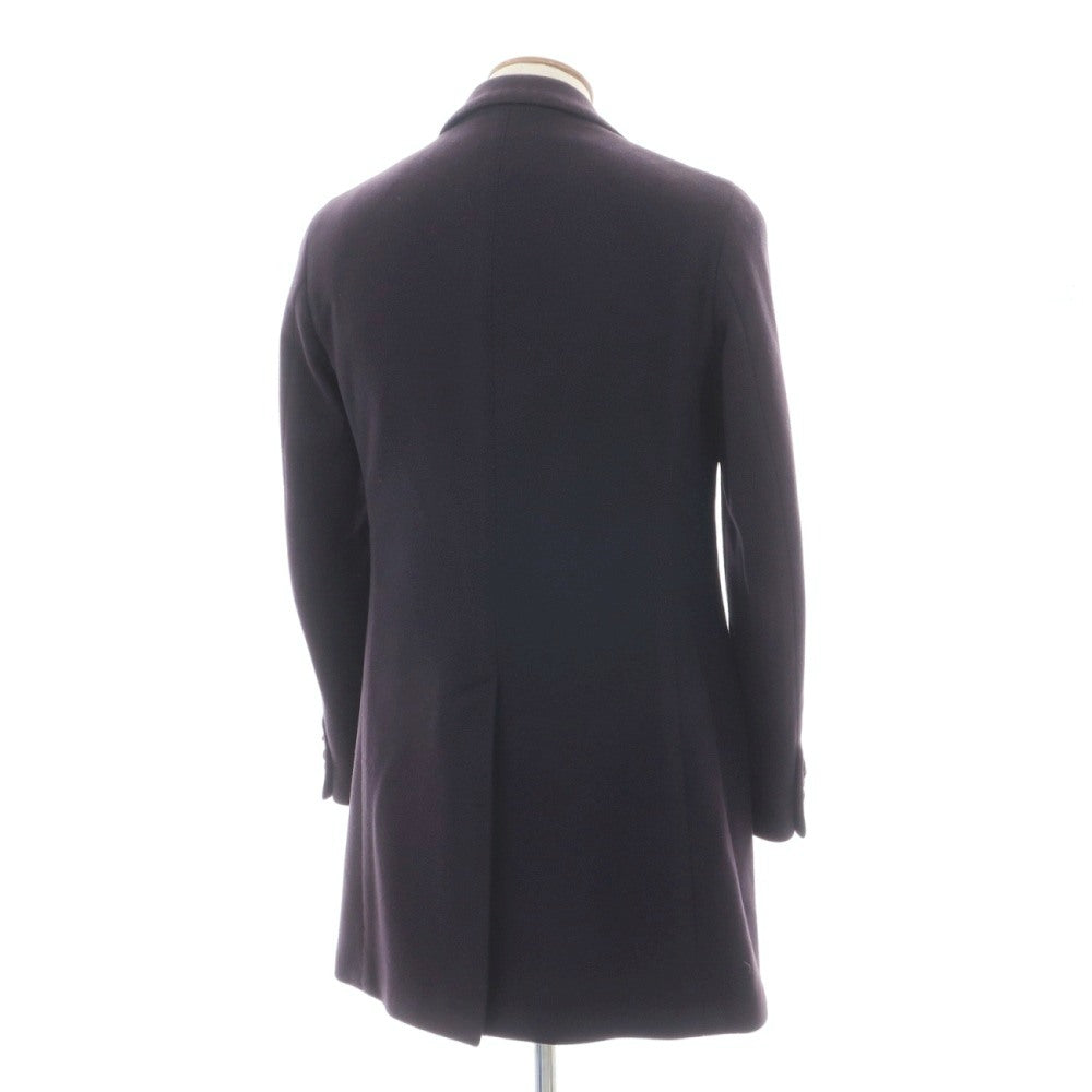 【中古】ラルディーニ LARDINI ウール チェスターフィールドコート ネイビー【サイズ46】【 状態ランクD 】【 メンズ 】