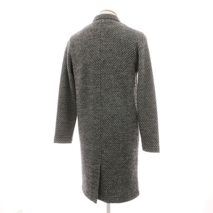 【中古】ベルウッド Bellwood ウール チェスターフィールドコート ブラックxホワイト【サイズ46】【 状態ランクB 】【 メンズ 】