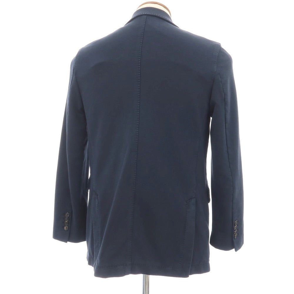 【中古】チルコロ1901 CIRCOLO 1901 コットンポリウレタン ジャージー 裏起毛 2B カジュアルジャケット ネイビー【サイズ46】【 状態ランクC 】【 メンズ 】