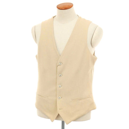 【中古】【未使用】トゥエンティワン TWENTY ONE ALE コットンポリエステル カジュアル系ジレ ベスト ベージュ【サイズ48】【 状態ランクS 】【 メンズ 】