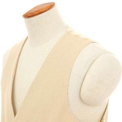 【中古】【未使用】トゥエンティワン TWENTY ONE ALE コットンポリエステル カジュアル系ジレ ベスト ベージュ【サイズ48】【 状態ランクS 】【 メンズ 】