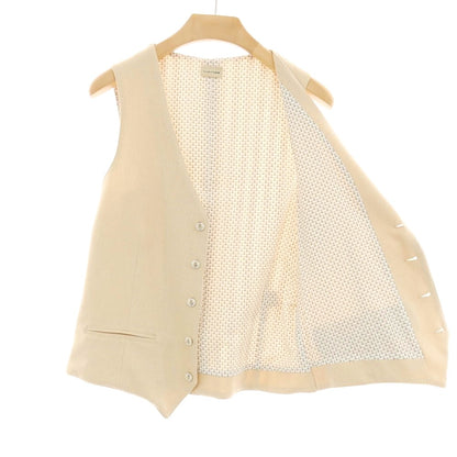【中古】【未使用】トゥエンティワン TWENTY ONE ALE コットンポリエステル カジュアル系ジレ ベスト ベージュ【サイズ48】【 状態ランクS 】【 メンズ 】