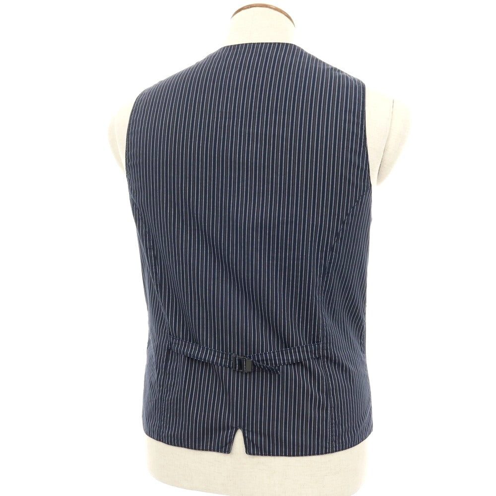 【中古】チルコロ1901 CIRCOLO 1901 コットンポリウレタン ジャージー カジュアル系ジレ ベスト ネイビー【 サイズ46 】【 状態ランクB 】【 メンズ 】 [APD]