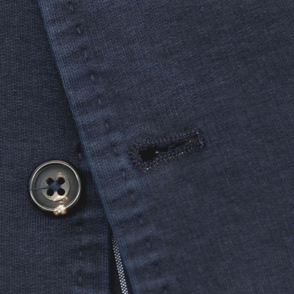 【中古】チルコロ1901 CIRCOLO 1901 コットンポリウレタン ジャージー カジュアル系ジレ ベスト ネイビー【サイズ46】【 状態ランクB 】【 メンズ 】