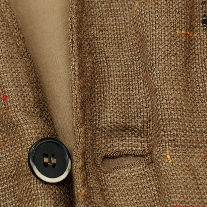 【中古】バレナ BARENA リネンレーヨンコットンポリエステル カジュアル系ジレ ベスト ブラウン【サイズ44】【 状態ランクC 】【 メンズ 】