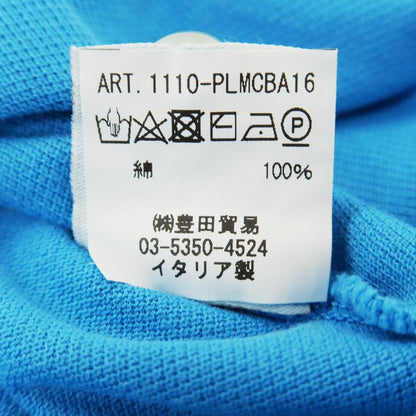 【SALE30%OFF/返品不可】【中古】フィリッポ デ ローレンティス FILIPPO DE LAURENTIIS  コットン 鹿の子 半袖ポロシャツ スカイブルー【 サイズ48 】【 状態ランクC 】【 メンズ 】
