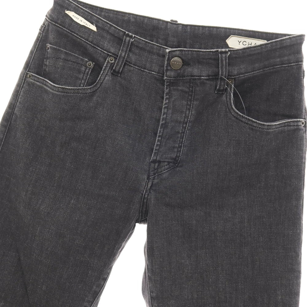 【中古】イカイ YCHAI YPU004 ストレッチ コットン デニムパンツ ジーンズ ブラック【サイズ33】【 状態ランクB 】【 メンズ 】