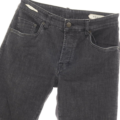 【中古】イカイ YCHAI YPU004 ストレッチ コットン デニムパンツ ジーンズ ブラック【サイズ33】【 状態ランクB 】【 メンズ 】