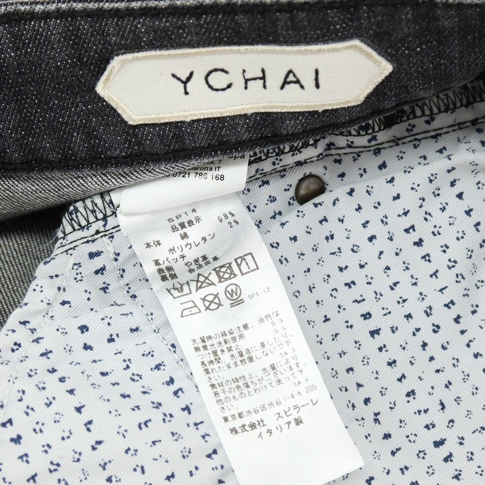 【中古】イカイ YCHAI YPU004 ストレッチ コットン デニムパンツ ジーンズ ブラック【サイズ33】【 状態ランクB 】【 メンズ 】