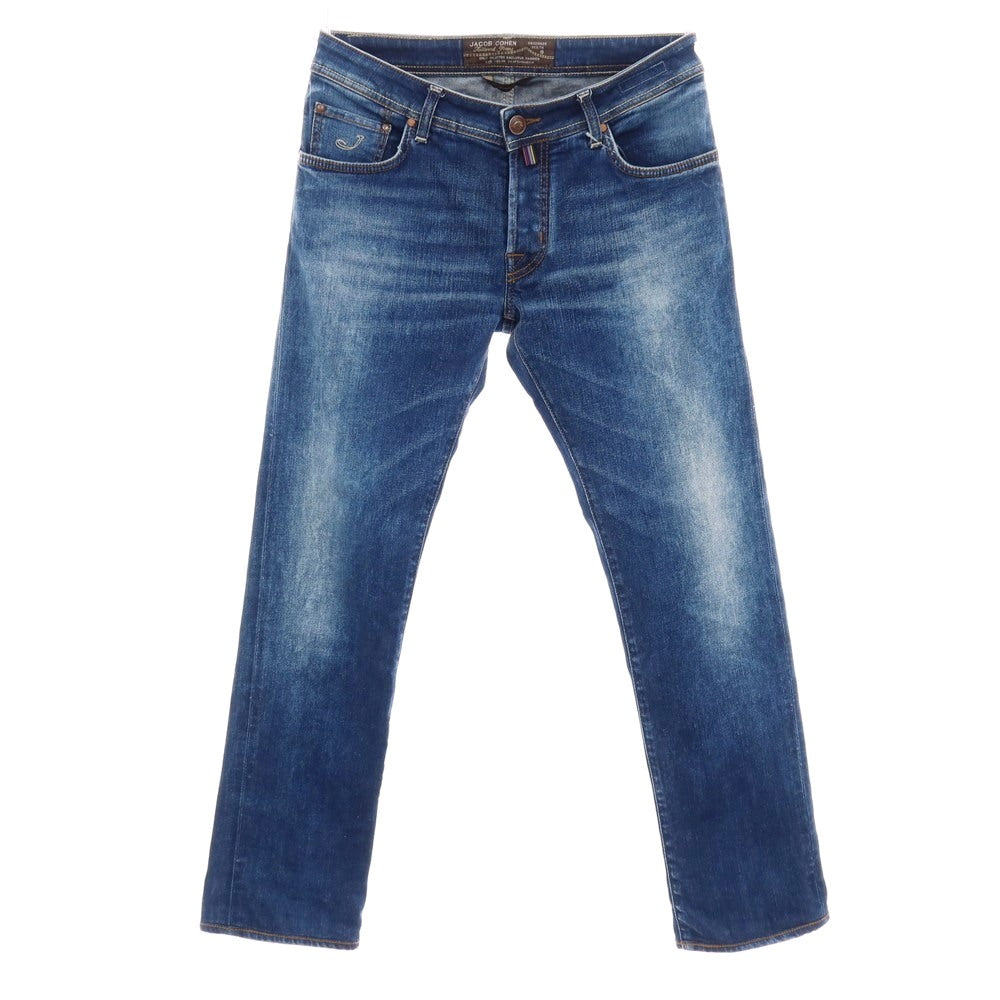 【中古】ヤコブコーエン JACOB COHEN PW622 COMF ストレッチ コットン デニムパンツ ジーンズ ネイビー【サイズ33】【 状態ランクC 】【 メンズ 】