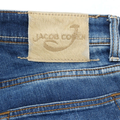 【中古】ヤコブコーエン JACOB COHEN PW622 COMF ストレッチ コットン デニムパンツ ジーンズ ネイビー【サイズ33】【 状態ランクC 】【 メンズ 】