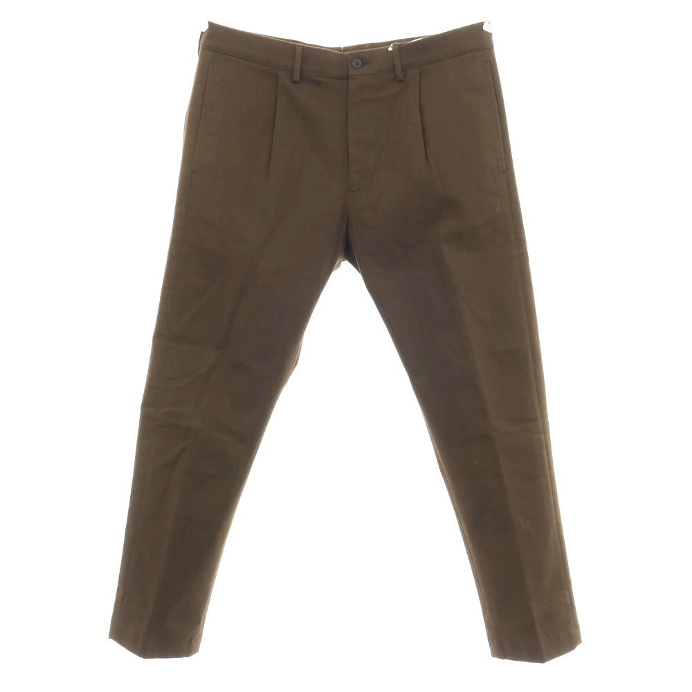 【中古】ベルウィッチ BERWICH pascal ストレッチ ツイルコットン カジュアルスラックスパンツ ブラウン【サイズ50】【 状態ランクA 】【 メンズ 】