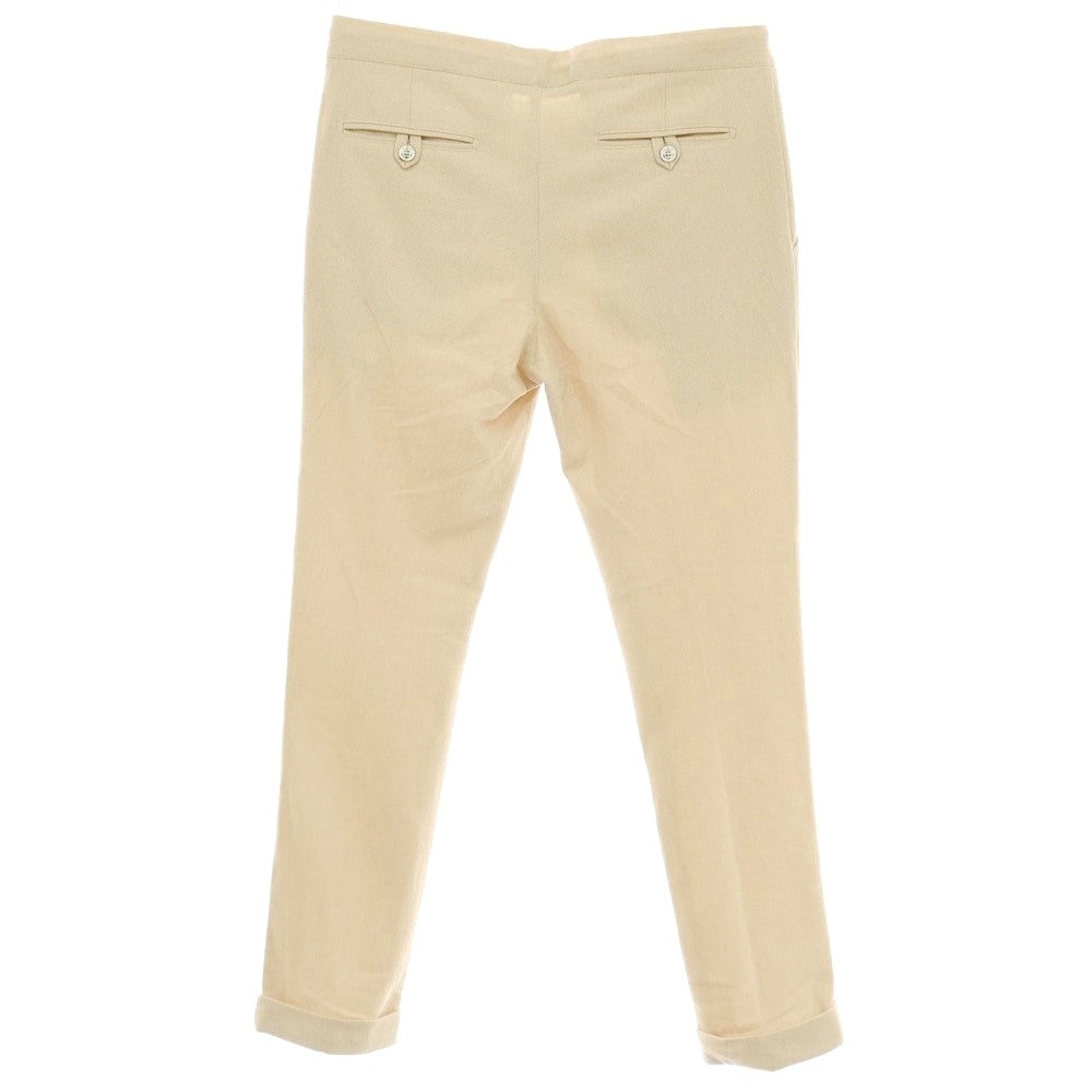 【中古】トゥエンティワン TWENTY ONE コットンポリエステル イージースラックスパンツ ベージュ【サイズ48】【 状態ランクB 】【 メンズ 】