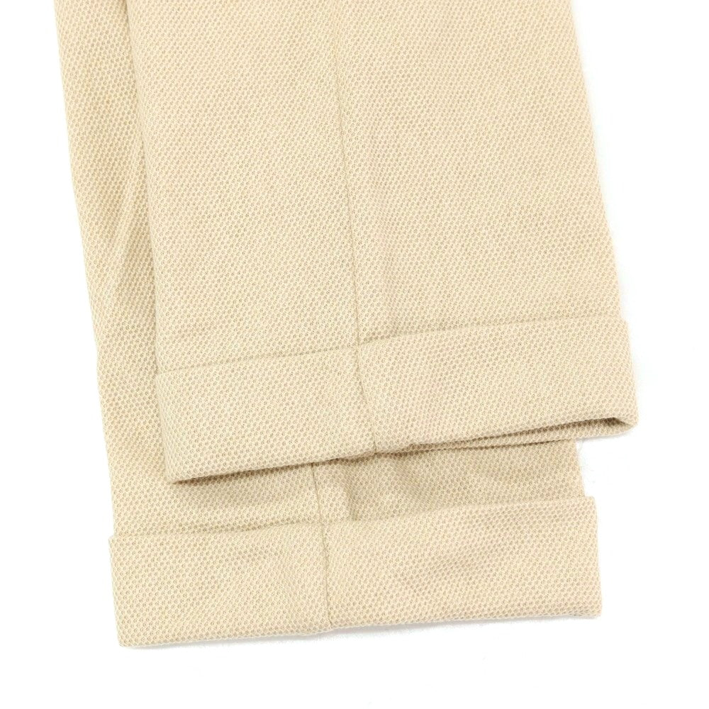 【中古】トゥエンティワン TWENTY ONE コットンポリエステル イージースラックスパンツ ベージュ【サイズ48】【 状態ランクB 】【 メンズ 】