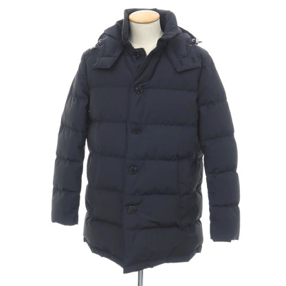 【中古】マッキントッシュ Mackintosh ウールナイロン ダウンコート ネイビー【サイズ42】【 状態ランクB 】【 メンズ 】