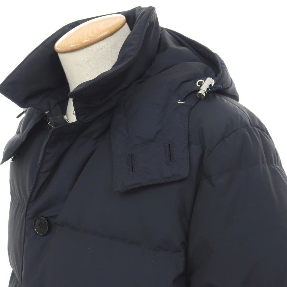【中古】マッキントッシュ Mackintosh ウールナイロン ダウンコート ネイビー【サイズ42】【 状態ランクB 】【 メンズ 】