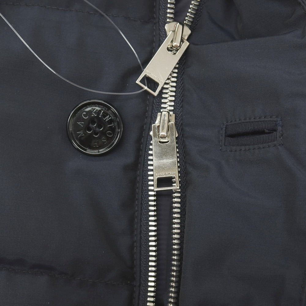 【中古】マッキントッシュ Mackintosh ウールナイロン ダウンコート ネイビー【サイズ42】【 状態ランクB 】【 メンズ 】