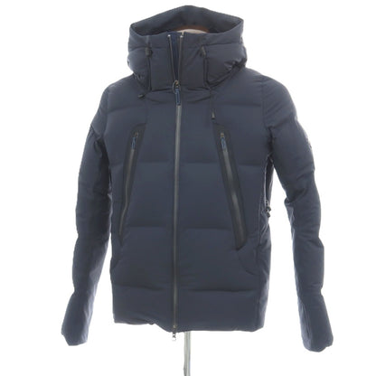【中古】デサント DESCENTE 水沢ダウン マウンテニア ダウンジャケット ネイビー【サイズL】【 状態ランクB 】【 メンズ 】