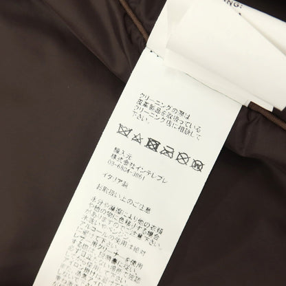 【中古】エンメティ EMMETI ラムスキン レザー 中綿入り シングルライダースジャケット ブラウン系【サイズ50】【 状態ランクC 】【 メンズ 】