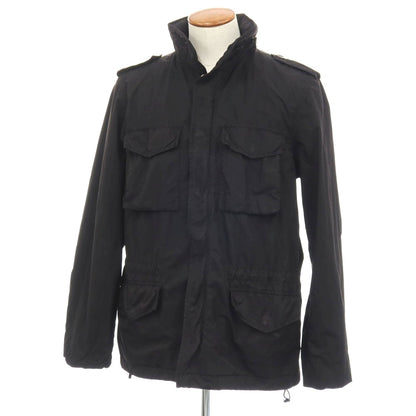 【中古】アスペジ ASPESI ポリエステルナイロン M-65 ミリタリージャケット ブラック【サイズM】【 状態ランクC 】【 メンズ 】