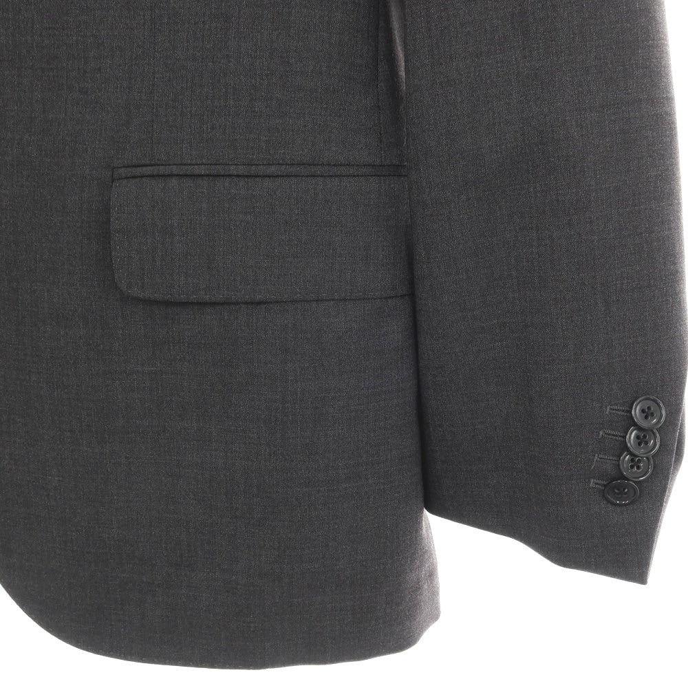 【中古】ラルディーニ LARDINI ストレッチ ウール 3つボタンスーツ グレー【サイズ48】【 状態ランクB 】【 メンズ 】[APD]