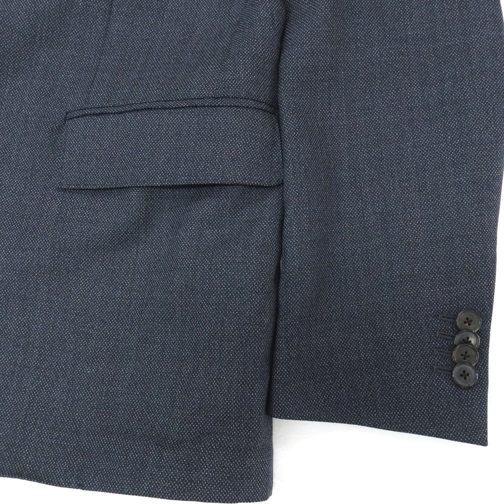 【中古】ラルディーニ LARDINI ウール 3つボタンスーツ ネイビー【サイズ48】【 状態ランクD 】【 メンズ 】