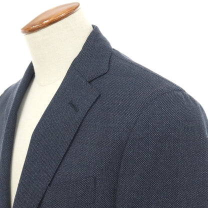 【中古】ラルディーニ LARDINI ウール 3つボタンスーツ ネイビー【サイズ48】【 状態ランクD 】【 メンズ 】