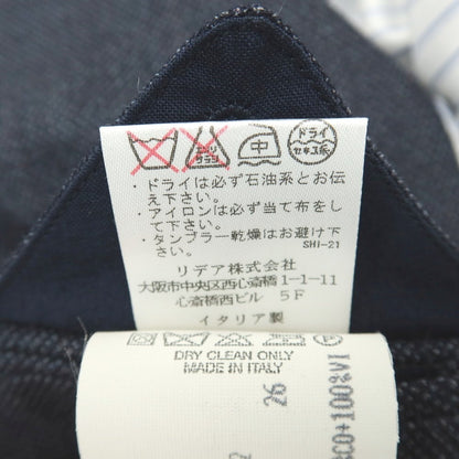 【中古】ラルディーニ LARDINI ウール 3つボタンスーツ ネイビー【サイズ48】【 状態ランクD 】【 メンズ 】