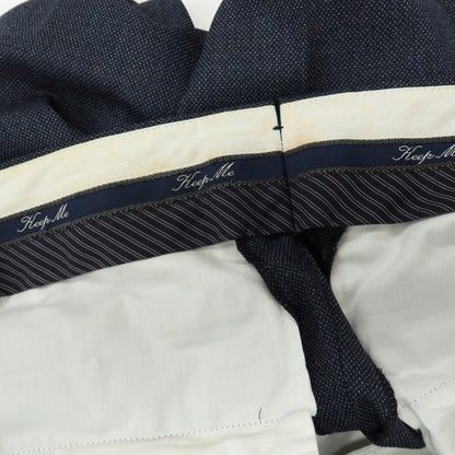 【中古】ラルディーニ LARDINI ウール 3つボタンスーツ ネイビー【サイズ48】【 状態ランクD 】【 メンズ 】