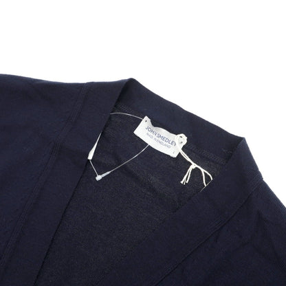 【中古】ジョンスメドレー JOHN SMEDLEY ウール ハイゲージ カーディガン ネイビー【サイズL】【 状態ランクA 】【 メンズ 】