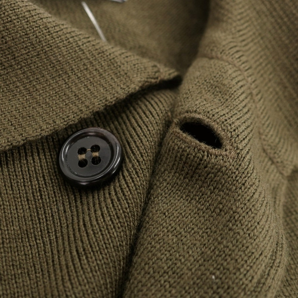 【中古】ジョンスメドレー JOHN SMEDLEY ウール ハイゲージ 長袖 ポロニット オリーブグリーン【サイズM】【 状態ランクB 】【 メンズ 】