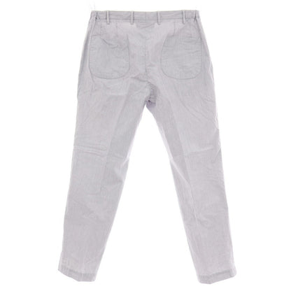 【中古】ピーティーゼロウーノ PT01 GHOST PROJECT RADA コットンリネンポリウレタン ストライプ イージースラックスパンツ ネイビーxホワイト【サイズ48】【 状態ランクC 】【 メンズ 】