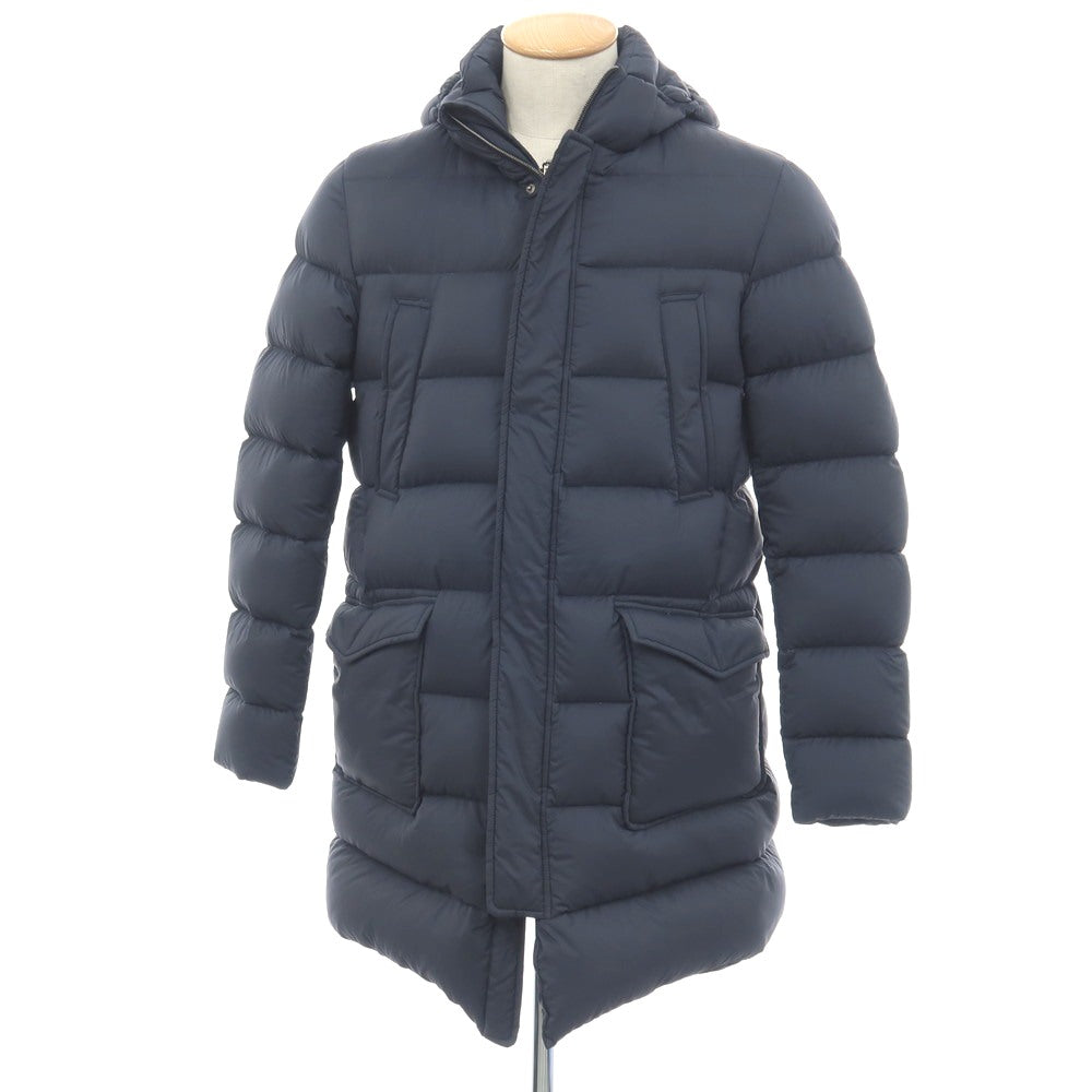 【中古】ヘルノ Herno LEGEND ナイロン ダウンコート ライトネイビー【サイズ44】【 状態ランクB 】【 メンズ 】