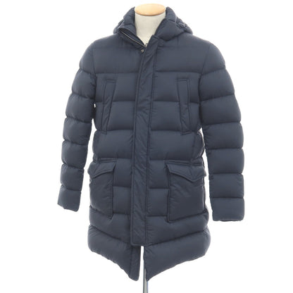【中古】ヘルノ Herno LEGEND ナイロン ダウンコート ライトネイビー【サイズ44】【 状態ランクB 】【 メンズ 】