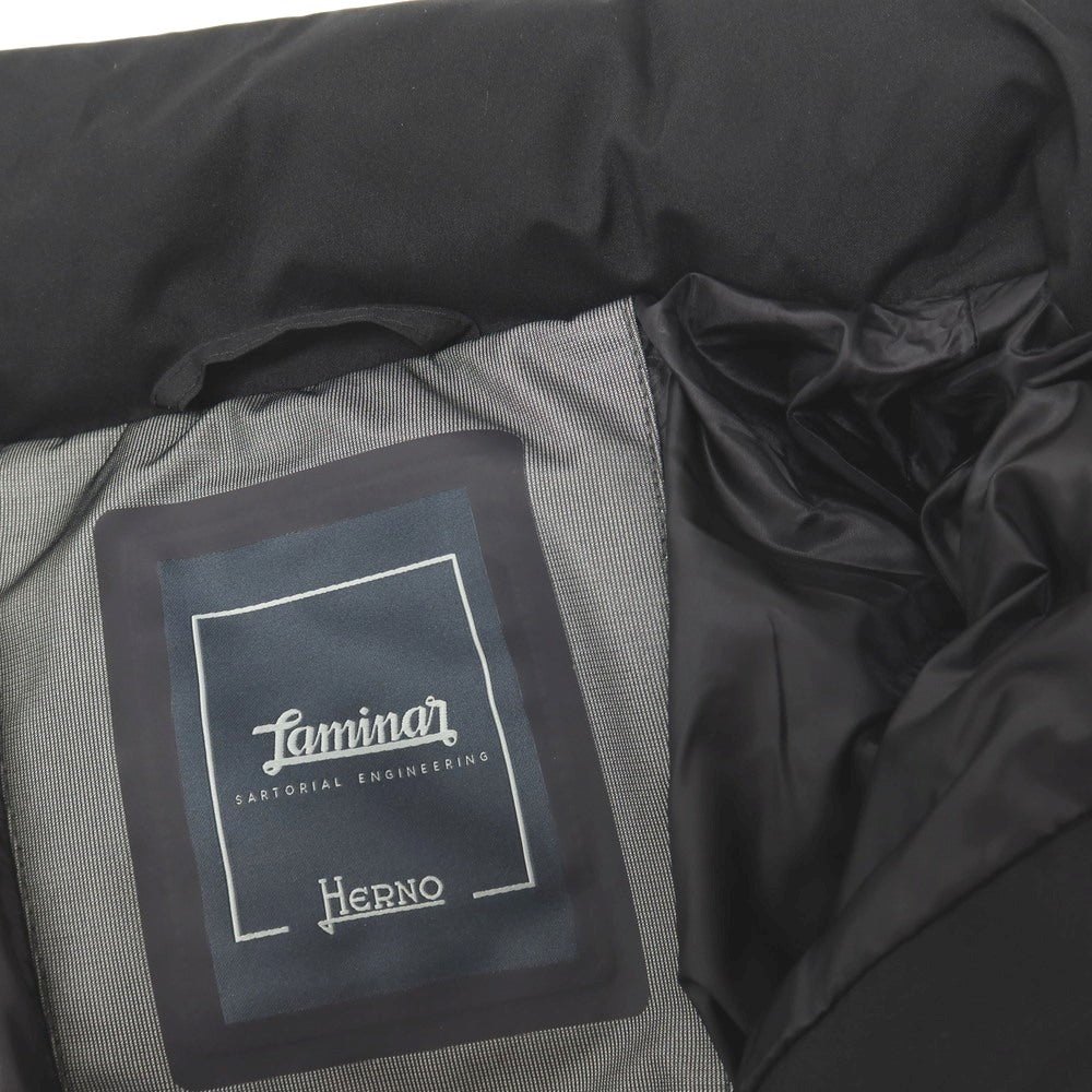 【中古】ヘルノ Herno Laminar GORE-TEX INFINIUM WINDSTOPPER ダウンジャケット ブラック【サイズ46】【 状態ランクB 】【 メンズ 】