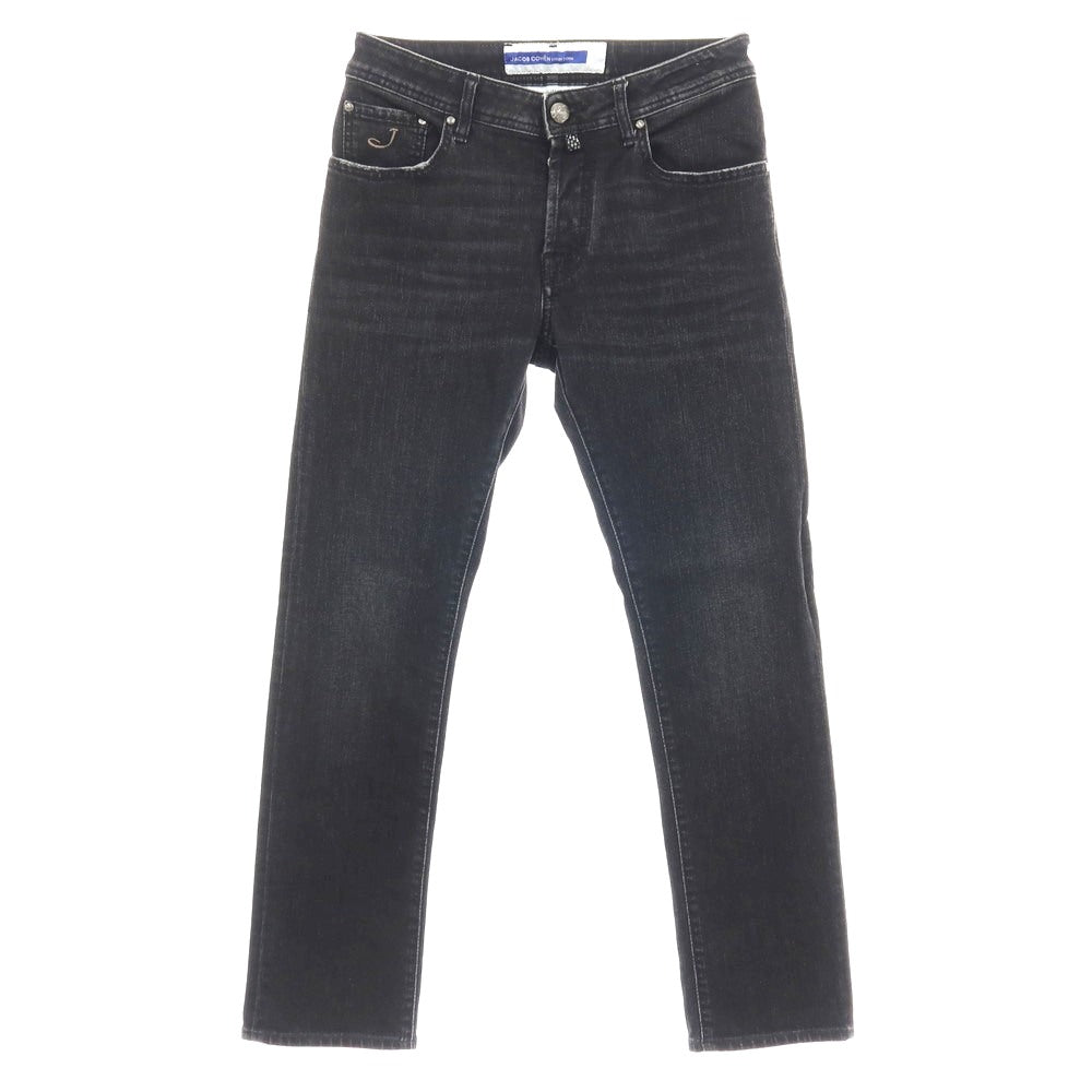 【中古】ヤコブコーエン JACOB COHEN NICK ストレッチ コットンポリエステル デニムパンツ ジーンズ ブラック【サイズ30】【 状態ランクB 】【 メンズ 】