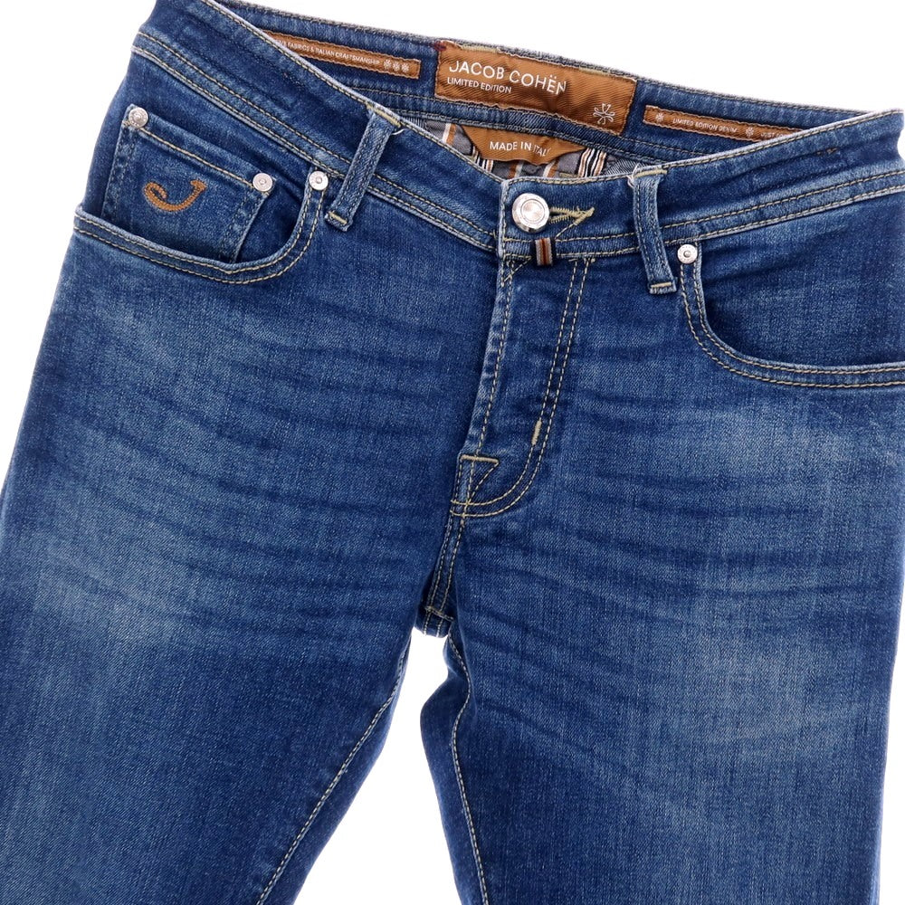 【中古】ヤコブコーエン JACOB COHEN NICK LTD ストレッチ コットンエラストマルチエステル デニムパンツ ジーンズ ブルー【サイズ30】【 状態ランクB 】【 メンズ 】