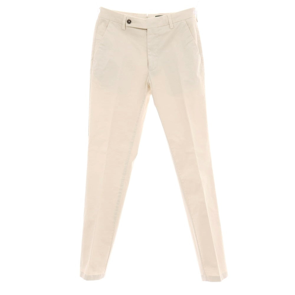 【中古】ベルウィッチ BERWICH ストレッチ ツイルコットン カジュアルスラックスパンツ ベージュ【サイズ44】【 状態ランクB 】【 メンズ 】