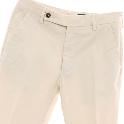 【中古】ベルウィッチ BERWICH ストレッチ ツイルコットン カジュアルスラックスパンツ ベージュ【サイズ44】【 状態ランクB 】【 メンズ 】