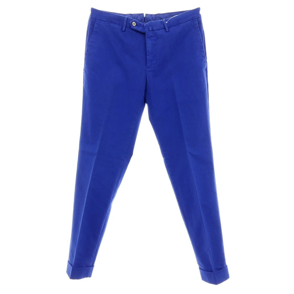 【中古】ピーティーゼロウーノ PT01 ストレッチ コットン カジュアルスラックスパンツ ネイビー【サイズ46】【 状態ランクB 】【 メンズ 】