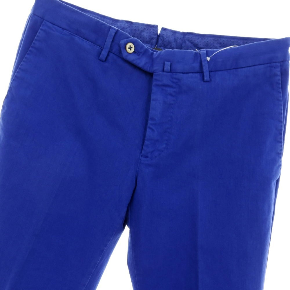 【中古】ピーティーゼロウーノ PT01 ストレッチ コットン カジュアルスラックスパンツ ネイビー【サイズ46】【 状態ランクB 】【 メンズ 】