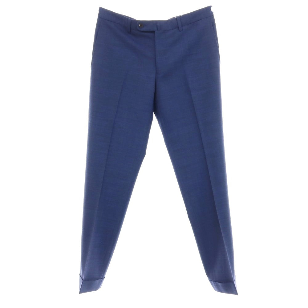 【中古】ユニバーサルランゲージ UNIVERSAL LANGUAGE ウール ドレススラックスパンツ ブルーネイビー【サイズL】【 状態ランクA 】【 メンズ 】